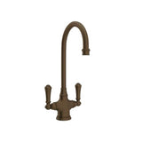 Rohl - Georgian EraE Two Handle Bar/Food Prep Kitchen Faucet - English Bronze