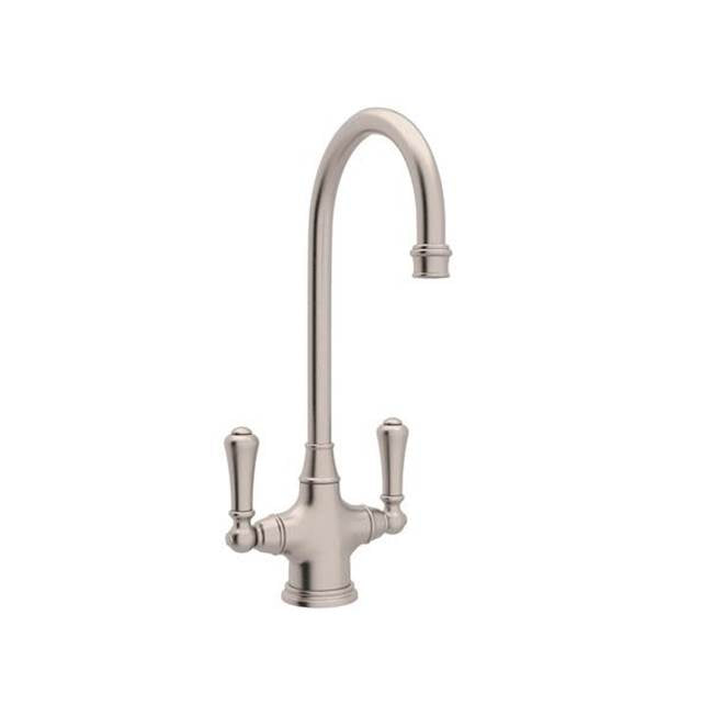 Rohl - Georgian EraE Two Handle Bar/Food Prep Kitchen Faucet - Satin Nickel