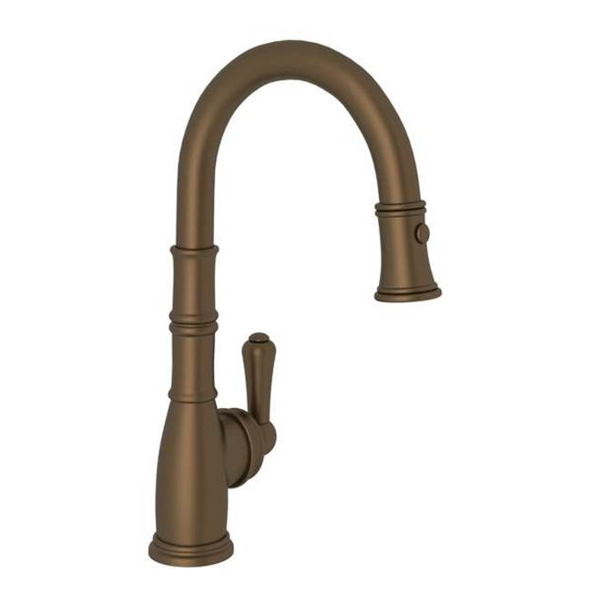 Rohl - Georgian EraE Pull-Down Bar/Food Prep Kitchen Faucet - English Bronze