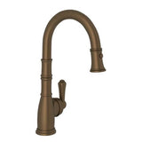 Rohl - Georgian EraE Pull-Down Bar/Food Prep Kitchen Faucet - English Bronze