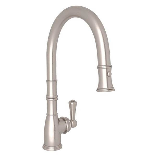 Rohl - Georgian EraE Pull-Down Kitchen Faucet - Satin Nickel
