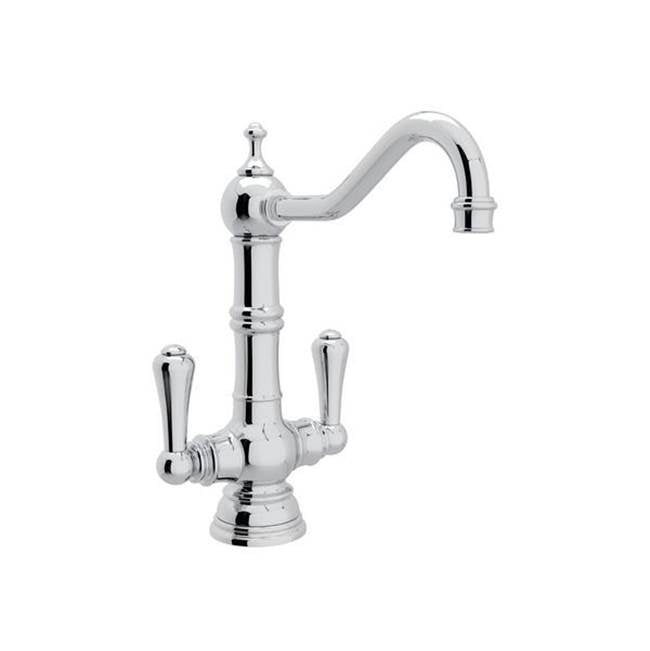 Rohl - EdwardianE Two Handle Bar/Food Prep Kitchen Faucet - Polished Chrome
