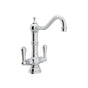 Rohl - EdwardianE Two Handle Bar/Food Prep Kitchen Faucet - Polished Chrome
