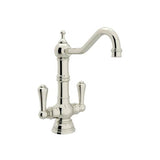 Rohl - EdwardianE Two Handle Bar/Food Prep Kitchen Faucet - Polished Nickel