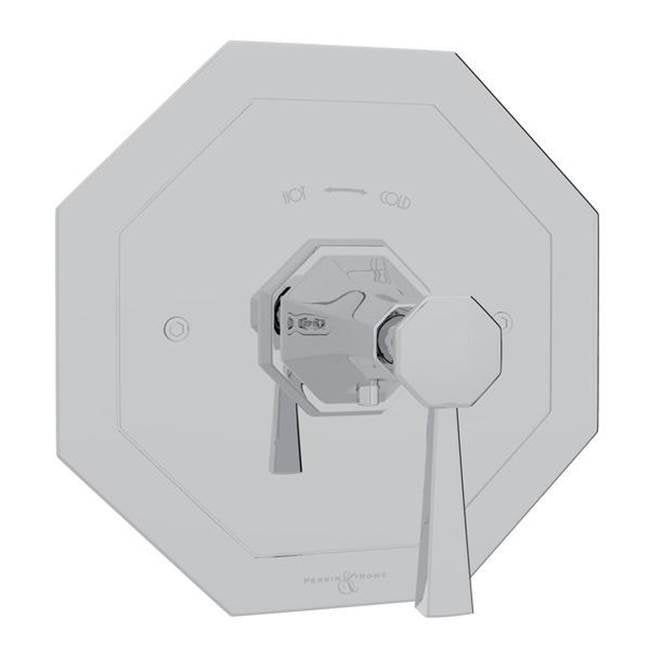 Rohl - DecoE 3/4'' Thermostatic Trim Without Volume Control - Polished Chrome