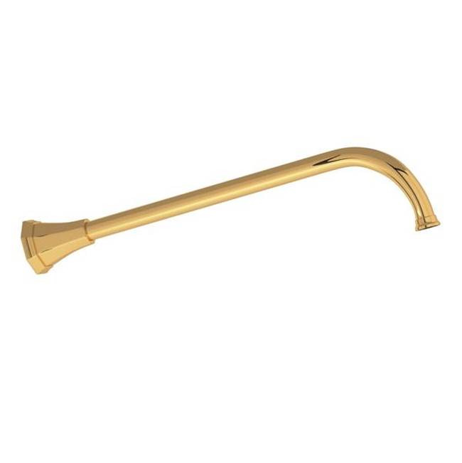 Rohl - 15'' Wall Mount Shower Arm - English Gold