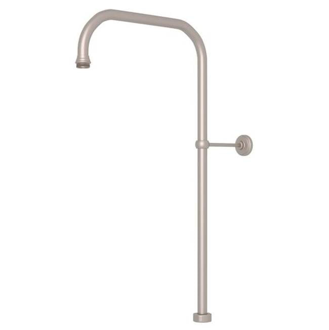 Rohl - 63'' X 15'' Rigid Riser Shower Outlet - Satin Nickel