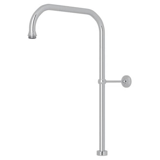 Rohl - 40'' X 15'' Rigid Riser Shower Outlet - Polished Chrome
