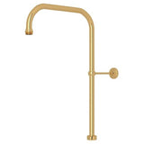 Rohl - 40'' X 15'' Rigid Riser Shower Outlet - English Gold