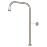 Rohl - 40'' X 15'' Rigid Riser Shower Outlet - Satin Nickel
