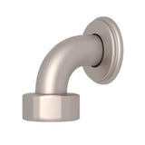 Rohl - Exposed Thermostatic Valve Top Return Elbow - Satin Nickel