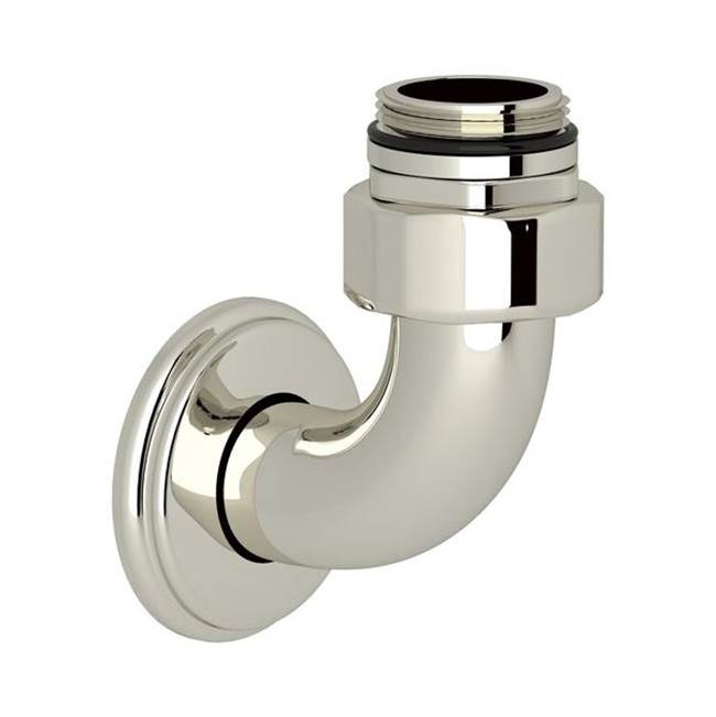 Rohl - Exposed Thermostatic Valve Bottom Return Elbow - Polished Nickel