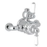 Rohl - EdwardianE 3/4'' Exposed Therm Valve With Volume And Temperature Control - Polished Chrome