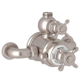 Rohl - EdwardianE 3/4'' Exposed Therm Valve With Volume And Temperature Control - Satin Nickel