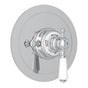 Rohl - EdwardianE 3/4'' Round Thermostatic Trim Without Volume Control - Polished Chrome