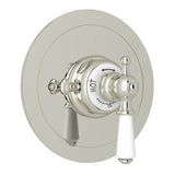 Rohl - EdwardianE 3/4'' Round Thermostatic Trim Without Volume Control - Polished Nickel