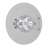 Rohl - EdwardianE 3/4'' Round Thermostatic Trim Without Volume Control - Polished Chrome