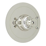 Rohl - EdwardianE 3/4'' Round Thermostatic Trim Without Volume Control - Polished Nickel