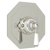 Rohl - EdwardianE 3/4'' Octagonal Thermostatic Trim Without Volume Control - Polished Nickel