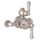 Rohl - Georgian EraE 3/4'' Exposed Therm Valve With Volume And Temperature Control - Satin Nickel