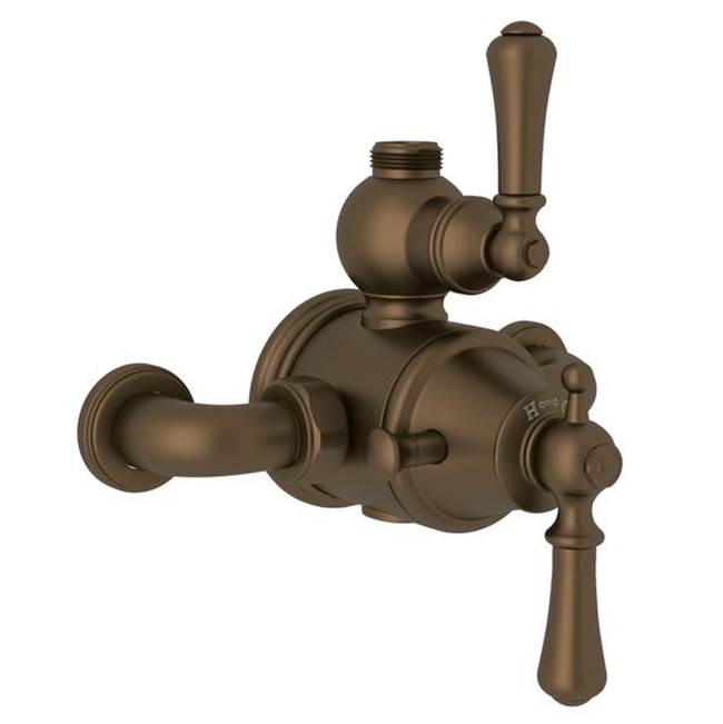 Rohl - Georgian EraE 3/4'' Exposed Therm Valve With Volume And Temperature Control - English Bronze