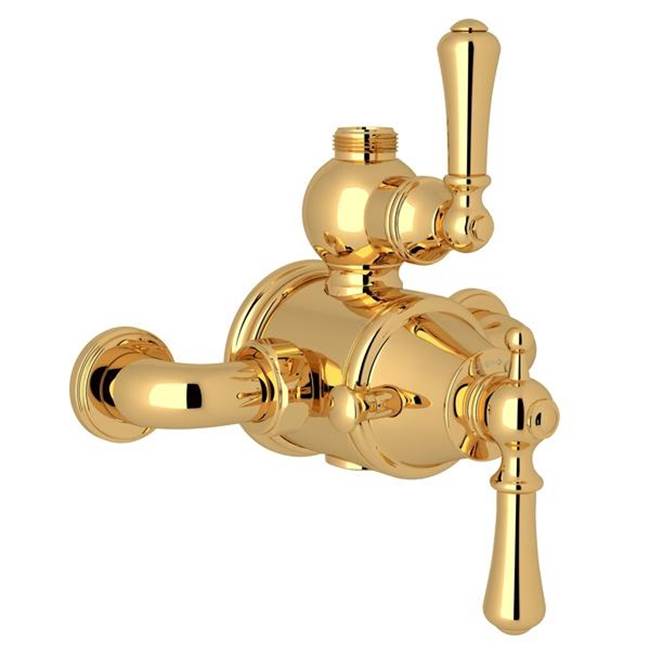 Rohl - Georgian EraE 3/4'' Exposed Therm Valve With Volume And Temperature Control - English Gold