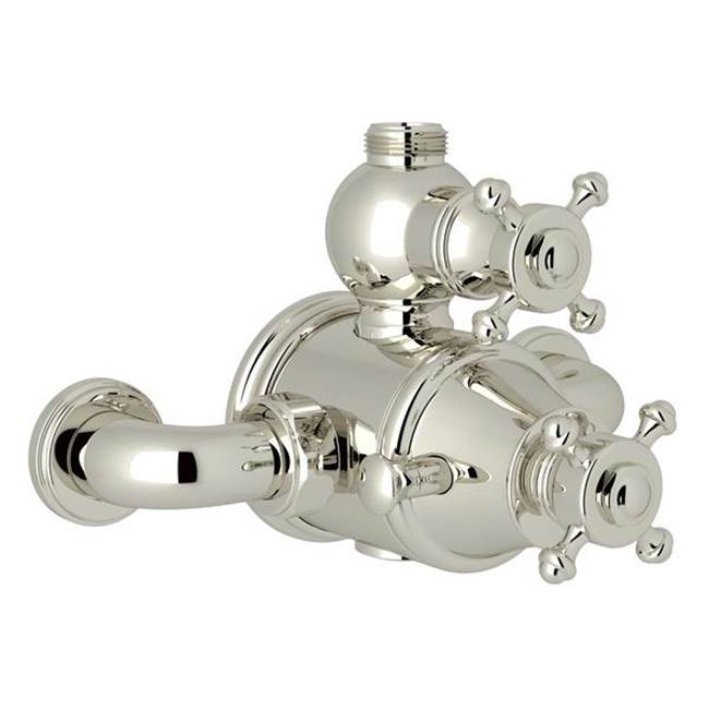 Rohl - Georgian EraE 3/4'' Exposed Therm Valve With Volume And Temperature Control - Polished Nickel