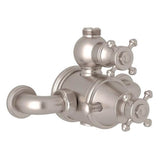 Rohl - Georgian EraE 3/4'' Exposed Therm Valve With Volume And Temperature Control - Satin Nickel