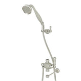 Rohl - Riser Diverter With Handshower, Hose, And Parking Bracket - Polished Nickel