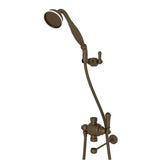 Rohl - Riser Diverter With Handshower, Hose, And Parking Bracket - English Bronze