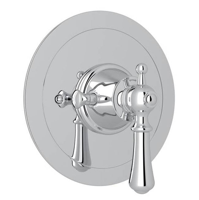 Rohl - Georgian EraE 3/4'' Round Thermostatic Trim Without Volume Control - Polished Chrome