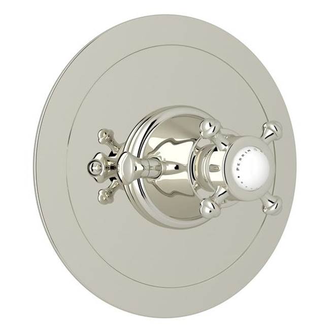 Rohl - Georgian EraE 3/4'' Round Thermostatic Trim Without Volume Control - Polished Nickel