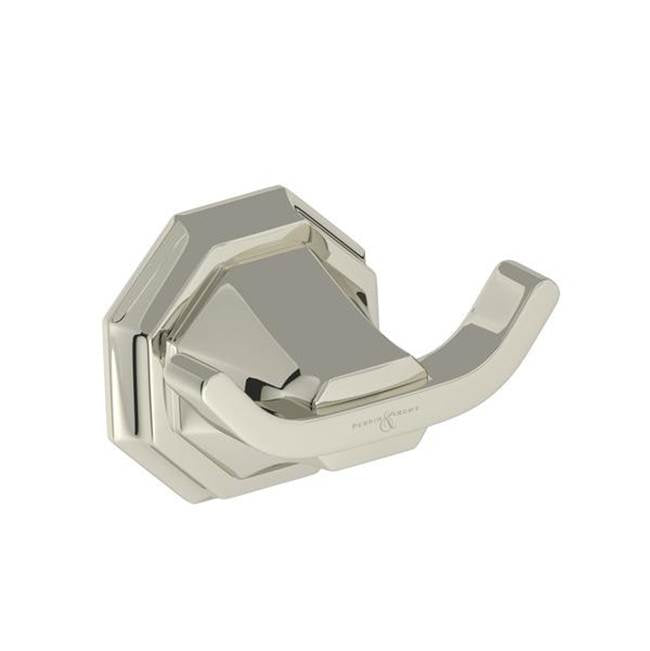 Rohl - DecoE Double Robe Hook - Polished Nickel
