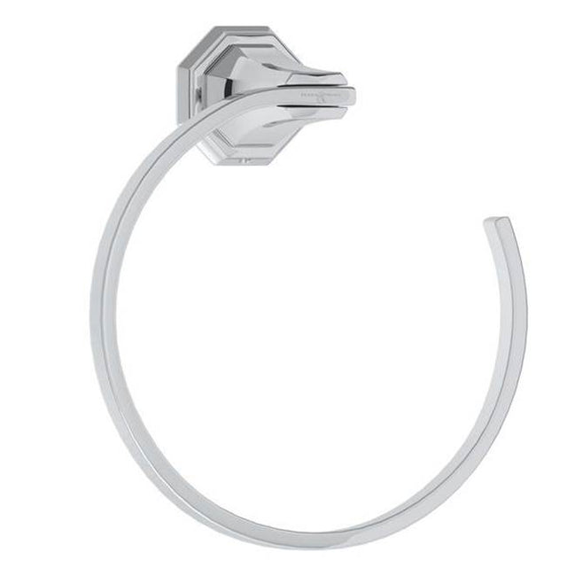 Rohl - DecoE Towel Ring - Polished Chrome