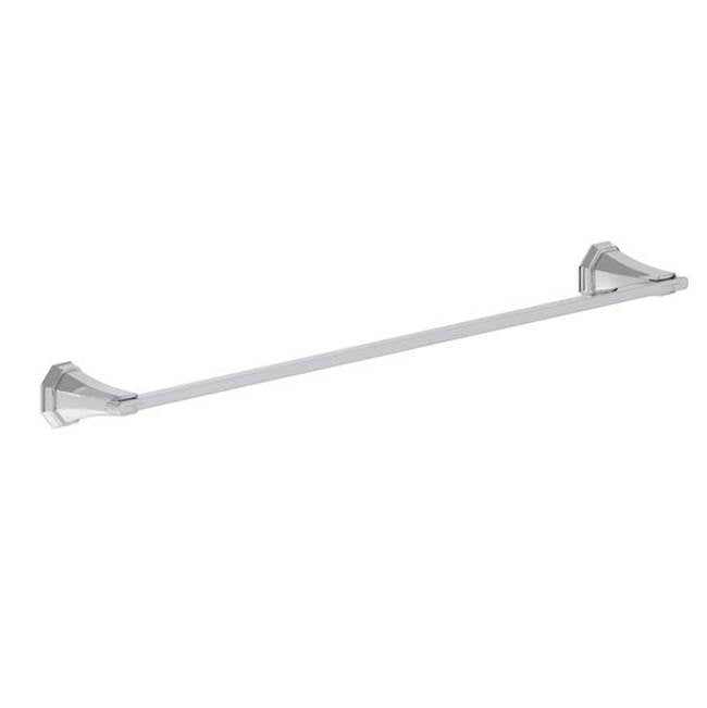 Rohl - DecoE 24'' Towel Bar - Polished Chrome