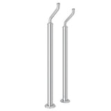 Rohl - DecoE Floor Pillar Legs - Polished Chrome