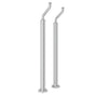 Rohl - DecoE Floor Pillar Legs - Polished Chrome