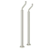 Rohl - DecoE Floor Pillar Legs - Polished Nickel