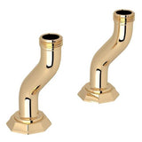 Rohl - DecoE Deck Pillar Unions - English Gold