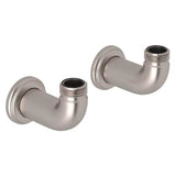 Rohl - Wall Unions - Satin Nickel
