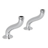 Rohl - Extended Deck Pillar Unions - Polished Chrome