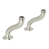 Rohl - Extended Deck Pillar Unions - Polished Nickel