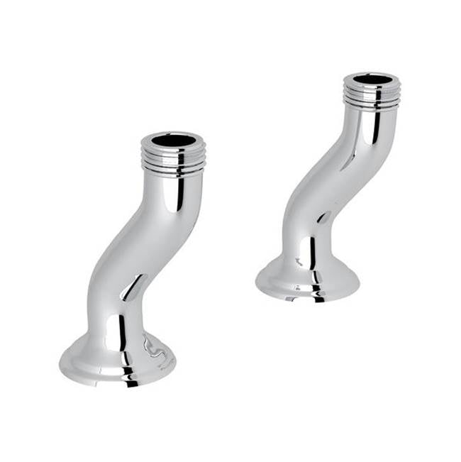 Rohl - Deck Pillar Unions - Polished Chrome