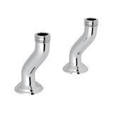 Rohl - Deck Pillar Unions - Polished Chrome