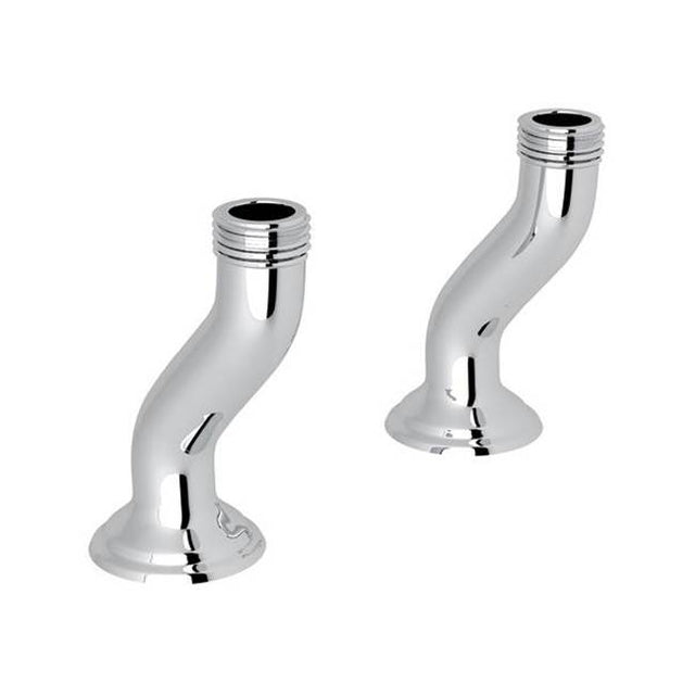 Rohl - Deck Pillar Unions - Polished Chrome