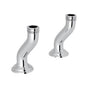 Rohl - Deck Pillar Unions - Polished Chrome