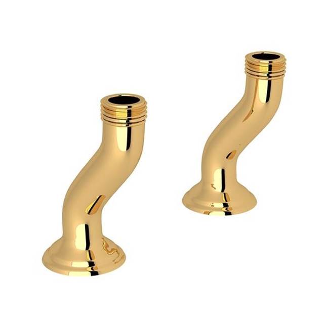 Rohl - Deck Pillar Unions - English Gold