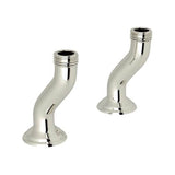 Rohl - Deck Pillar Unions - Polished Nickel
