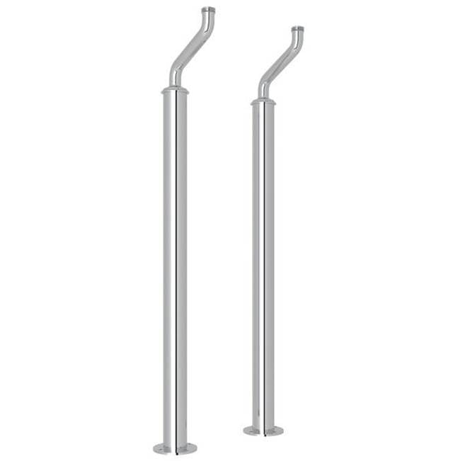 Rohl - Floor Pillar Legs - Polished Chrome