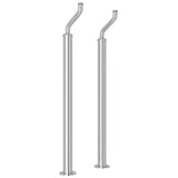 Rohl - Floor Pillar Legs - Polished Chrome